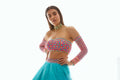 Aqua Women's Lehenga Choli | Applique Design with Hand Embroidery 0