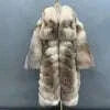 Fiona Women's Parka Jacket | Real Fox Fur Collar, Casual 6