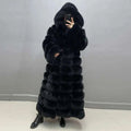 Fiona Women's Winter Coat | 100% Real Fox Fur, Hooded Long Puffer 0