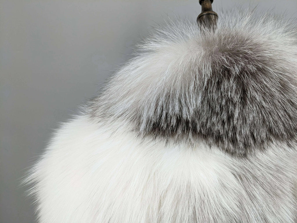 Gina Women's Fox Fur Coat | Luxurious Short Jacket with Fox Fur Collar 7