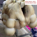 Gina Women's Fur Coat | Natural Fox Fur, Elegant Design 0