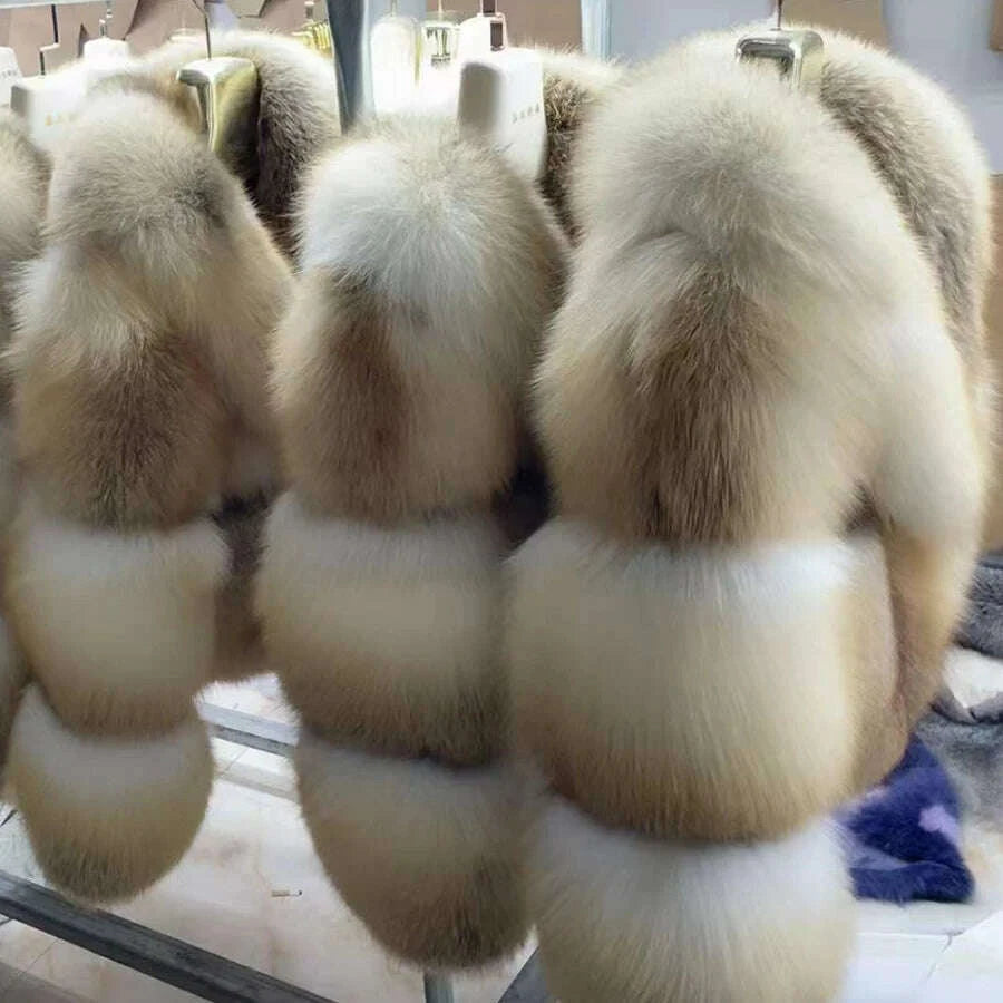 Gina Women's Fur Coat | Natural Fox Fur, Elegant Design 1