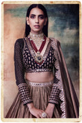 Ivy Women's Lehenga Set | Hand Embroidered Blouse 0
