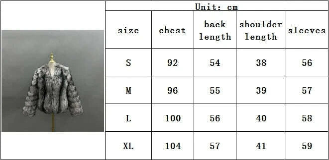 Jade Women's Faux Fur Coat | Elegant V-neck Design for Winter 4