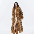 Kara Women's Real Fur Coat | Muskrat & Raccoon Dog Fur, Luxury 0