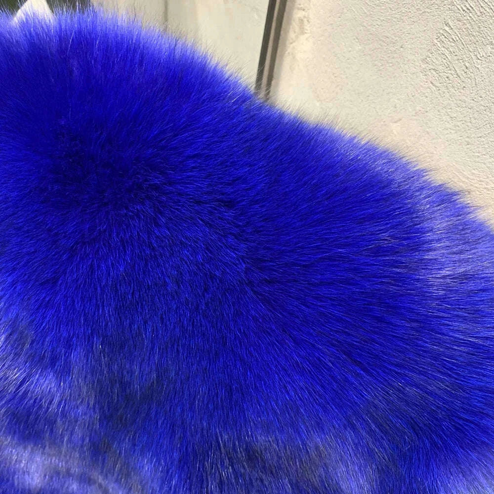 Mira Women's Coat | Genuine Fox Fur, Thick & Warm Winter Outerwear 15