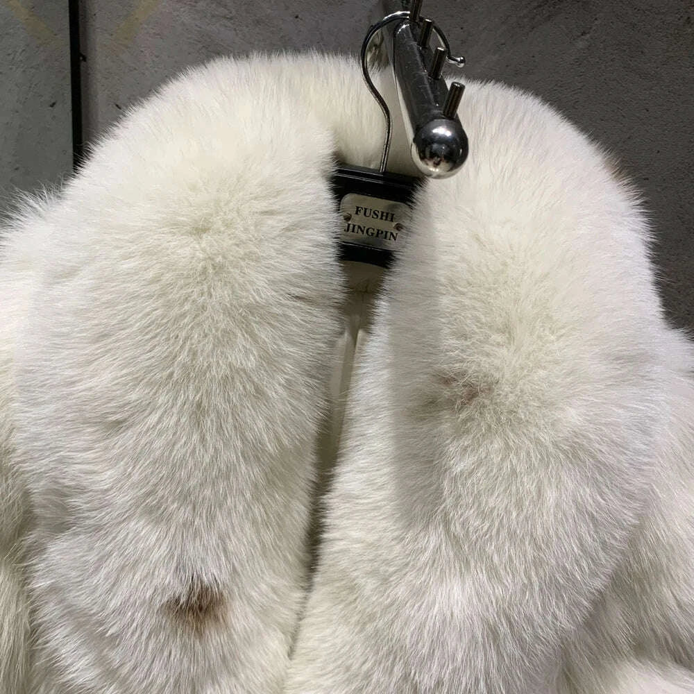 Mira Women's Coat | Genuine Fox Fur, Thick & Warm Winter Outerwear 3