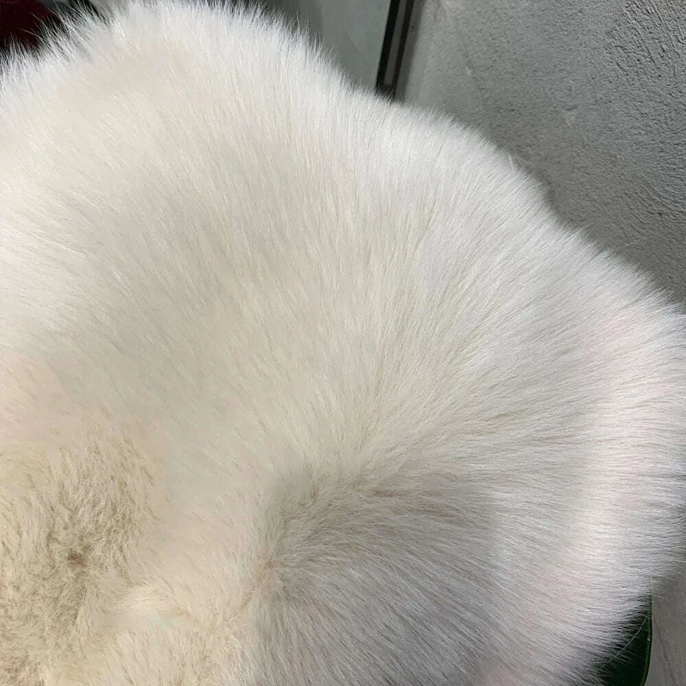 Mira Women's Coat | Genuine Fox Fur, Thick & Warm Winter Outerwear 6