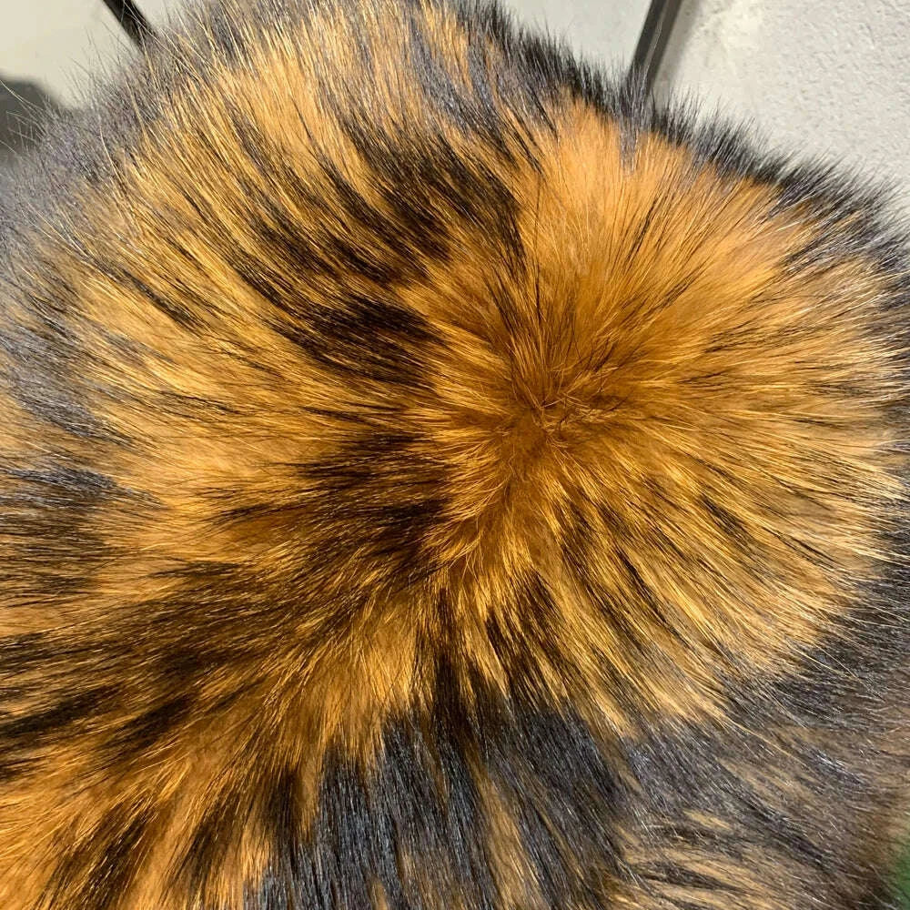 Mira Women's Coat | Genuine Fox Fur, Thick & Warm Winter Outerwear 9