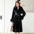 Mira Women's Winter Coat | Mink Fur, Thickened Oversized Design 0