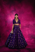 Pavi Women's Crop Top Skirt Set | Hand Embroidered Chand Jaal 0