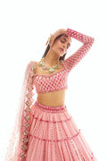Pine Women's Lehenga | Hand Embroidered, Elegant Design 0