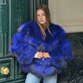 Racoon Women's Cropped Fur Coat | Genuine Raccoon Fur 0