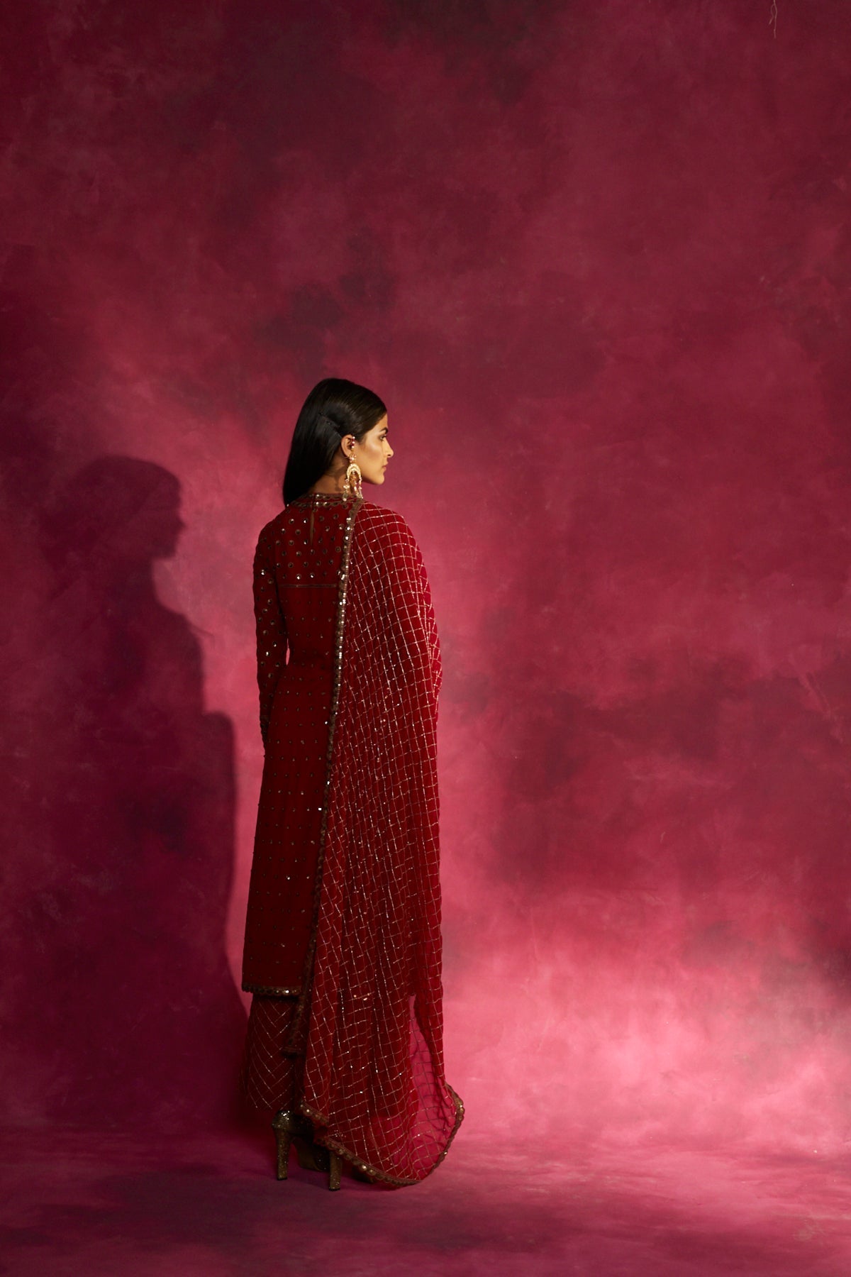 Ravi Women's Kurta Set | Hand Embroidered, Elegant Palazzo & Dupatta 1