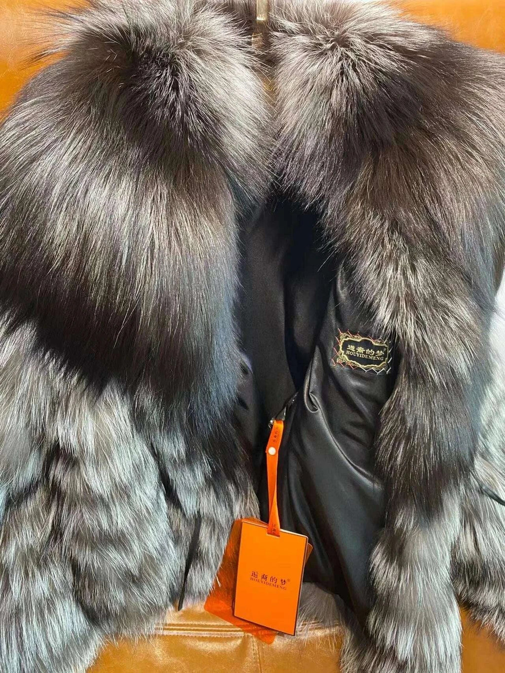Rhea Women's Faux Fur Coat | Genuine Fox Fur, Winter Luxury 4