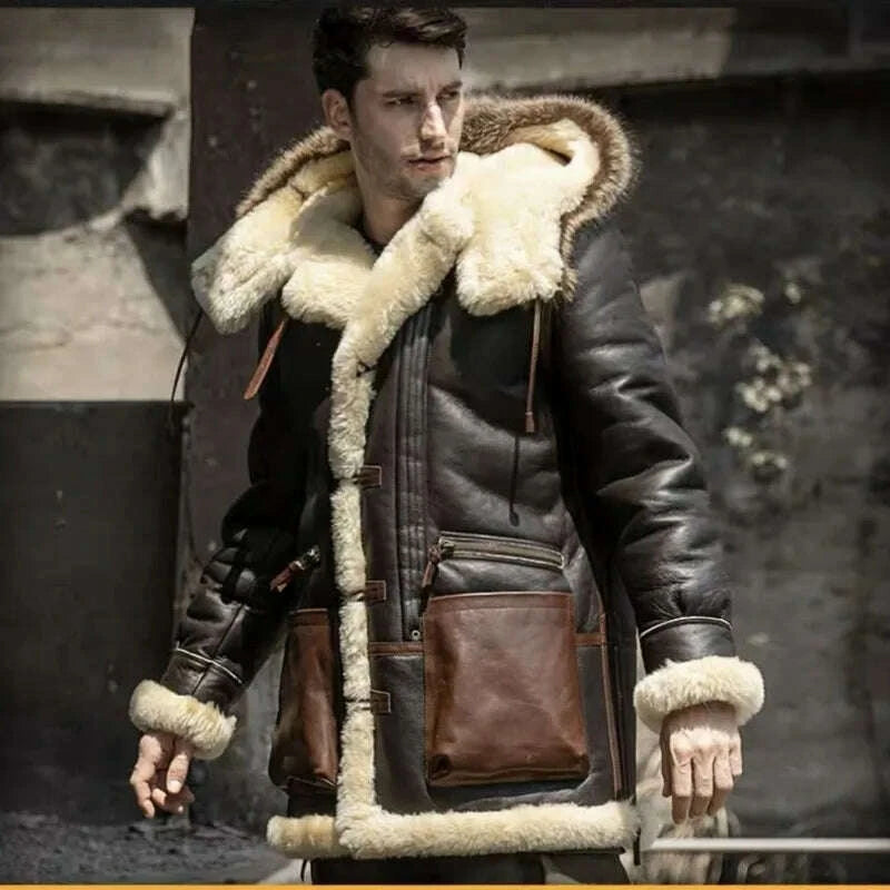 Winston Men's Bomber Coat | Faux Fur, Hooded 1