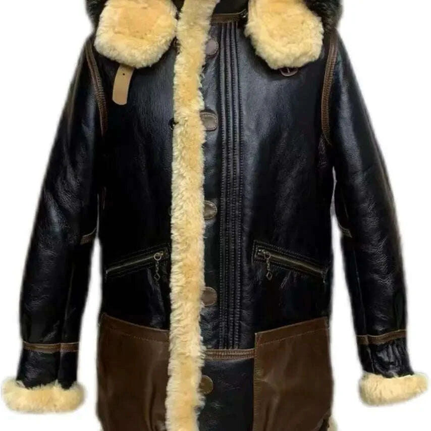 Winston Men's Bomber Coat | Faux Fur, Hooded 10