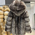 Yara Women's Fox Fur Jacket | Luxurious Warmth for Winter 0